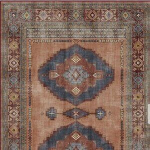 Ruggable Marcela Copper Coral Rug 2'x3' Cover